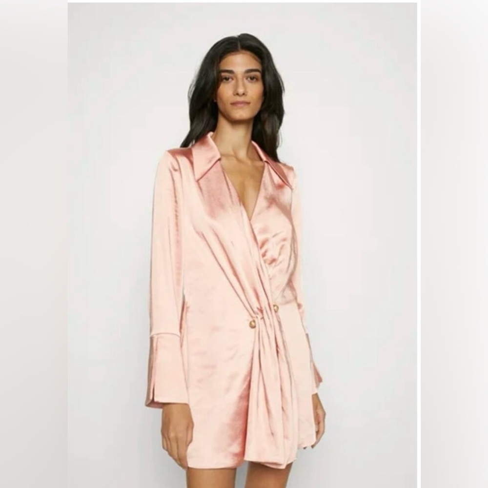 Cult Gaia Pink Mari Blazer Dress